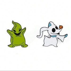 Disney Nightmare Before Christmas enamel pins! Oogy Boogy & Zero set! New!